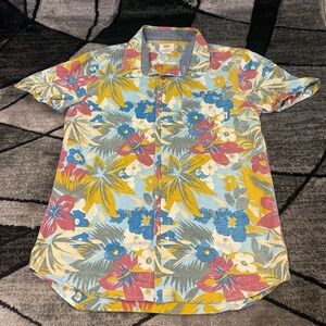 Vans Floral Short Sleeve Button-Up Shirt